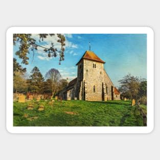 The Church at Aldworth in Berkshire Sticker